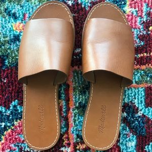 Madewell Boardwalk simple slide sandal